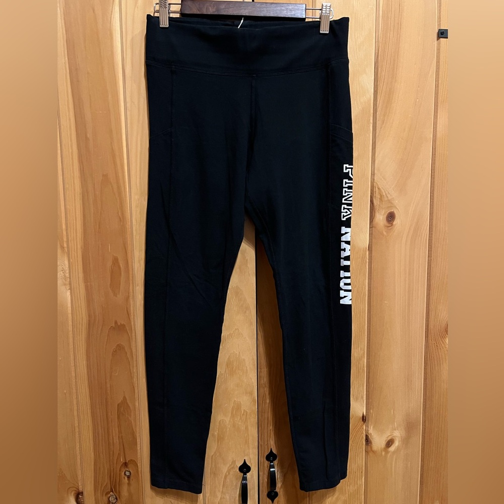 Pink Nation Tight Black Yoga Leggings